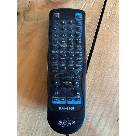 Apex Digital RM-1300 Remote Control. Black. - Picture 1 of 3